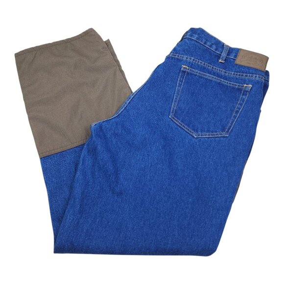 Cabelas Mens Hunting Upland Brush Pants Jeans Mens 40x32 Rugged Denim - Picture 9 of 12